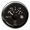 VDO ViewLine Turbo Pressure 2Bar Black 52mm gauge